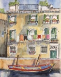 GuttormssonR-2019-At-Home-in-Venice-watercolor-ink-16x20-framed-NFS.._-002