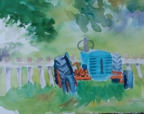 Labeau-d-2020-Blue-Tractor-waiting-11x14